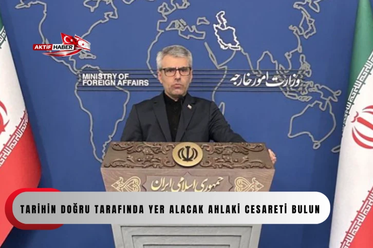 ''Tarihin doğru tarafında yer alacak ahlaki cesareti bulun"