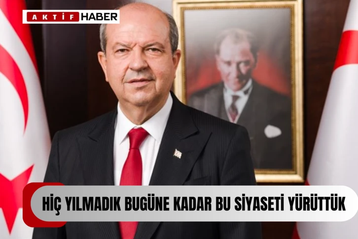 Tatar: "New York'ta Güney Kıbrıs’taki tutuklamaları da gündeme taşıdım. Genel Sekreter Rum lidere 'af çıkarın' dedi"