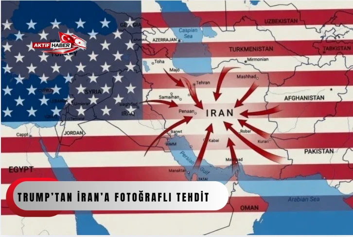 Trump&rsquo;tan İran&rsquo;a fotoğraflı tehdit...