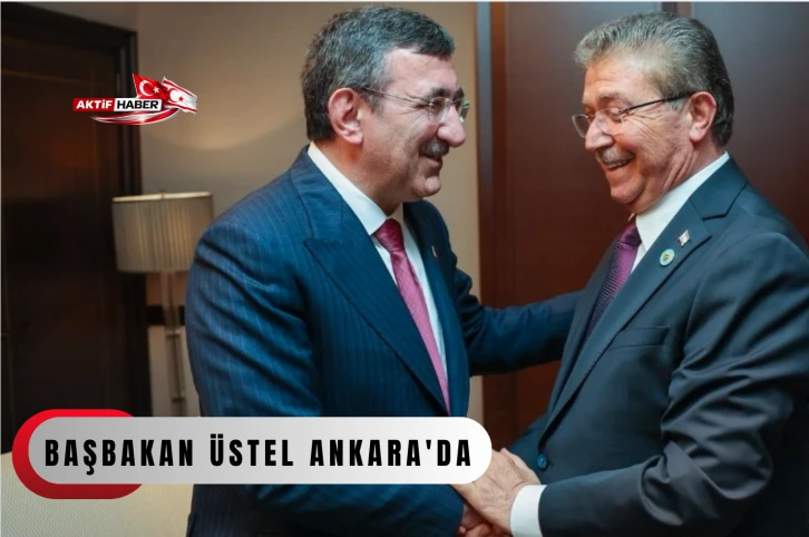 Üstel, Cumhurbaşkanı Yardımcısı Yılmaz ile bir araya geldi