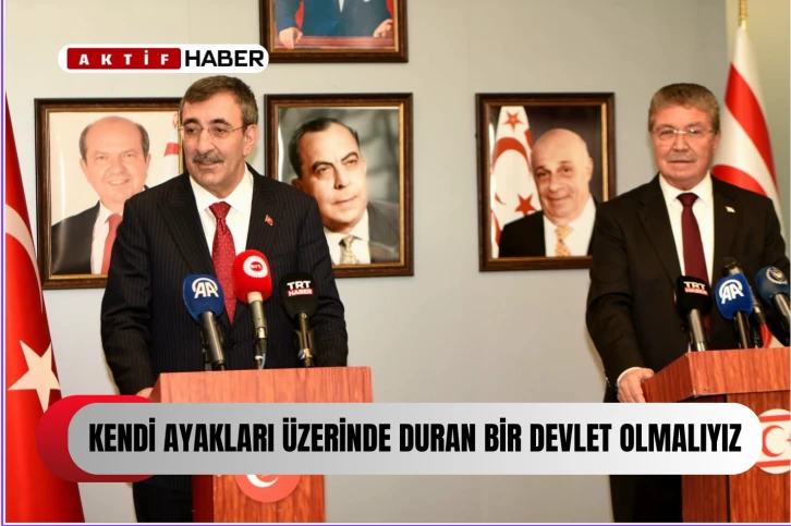 ÜSTEL:"Kendi ayakları üzerinde duran bir devlet olmalıyız"
