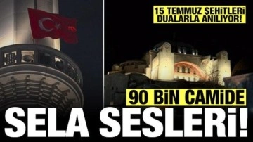 15 Temmuz şehitleri için 90 bin camide sela sesleri yükseldi