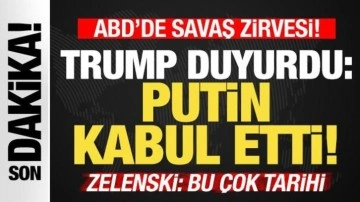 ABD'de tarihi savaş zirvesi! Trump son dakika duyurdu: Putin kabul etti