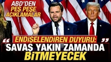 ABD'den savaş açıklaması! Endişelendiren duyurdu: Savaş yakın zamanda bitmeyecek
