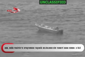 ABD, Doğu Pasifik&rsquo;te uyuşturucu taşıdığı belirlenen bir tekneyi daha vurdu: 3 &ouml;l&uuml;