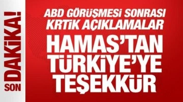 ABD ile görüşmeler sonrası Hamas'tan ilk açıklama: Gazze'de ateşkese hazırız