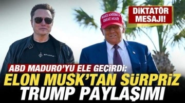 ABD Maduro'yu ele ge&ccedil;irdi: Elon Musk'tan s&uuml;rpriz Trump paylaşımı! Diktat&ouml;r mesajı...