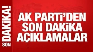 AK Parti Sözcüsü Ömer Çelik açıklamalarda bulunuyor