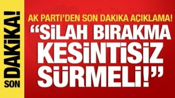 AK Parti Sözcüsü Ömer Çelik'ten son dakika açıklamalar!