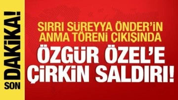 AKM çıkışında Özgür Özel'e çirkin saldırı!