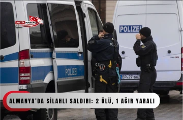Almanya&rsquo;da silahlı saldırı: 2 &ouml;l&uuml;, 1 ağır yaralı...