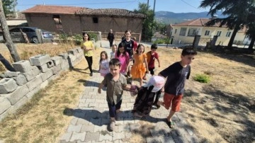 Amasyalı çocuklardan yağmur duası