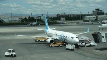 Ankara'dan Şam'a ilk uçuş gerçekleşti