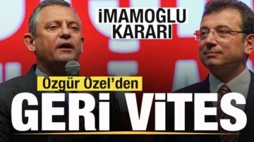 Anketleri g&ouml;ren &Ouml;zg&uuml;r &Ouml;zel'den geri vites! Ekrem İmamoğlu iddiası
