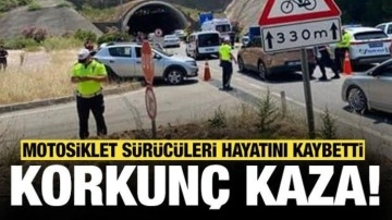 Antalya'da korkunç kaza: Motosiklet sürücüleri hayatını kaybetti!
