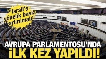 AP'de ilk kez yapıldı! "İsrail'e yönelik baskı artırılmalı"