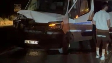 Arnavutköy’de başıboş manda zincirleme kazaya sebep oldu: Manda öldü, 3 yaralı