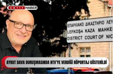  Aykut dava duruşmasında NTV’ye verdiği röportaj gösterildi