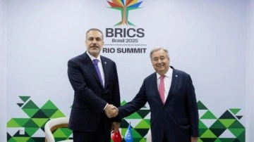 Bakan Fidan, BM Genel Sekreteri Guterres ile görüştü