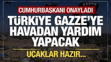 Bakan Fidan'dan Gazze'ye havadan yardım mesajı: Cumhurbaşkanımızdan onay aldık