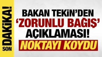 Bakan Tekin'den 'zorunlu bağış' açıklaması! 'Kimse öğrenci ve veliyi zorlayamaz&
