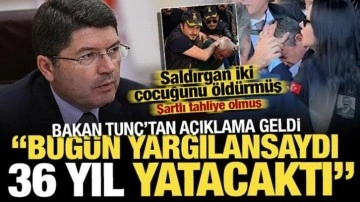 Bakan Tunç'tan Özgür Özel'e saldıran şahıs ile ilgili açıklama!