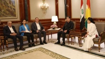 Barzani, DEM Parti heyetini kabul etti