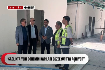 Başbakan Üstel Güzelyurt Devlet Hastanesi inşaatını inceledi