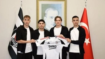 Beşiktaş'ta 4 imza resmen açıklandı