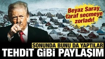 Beyaz Saray sonunda bunu da yaptı: Tehdit gibi g&ouml;rsel!