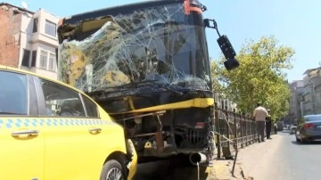 Beyoğlu'nda 10 araca çarpan İETT otobüsünün şoförü gözaltında