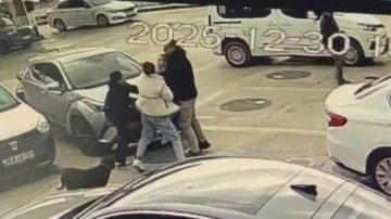 Bodrum'da kaza sonrası taraflar birbirine girdi