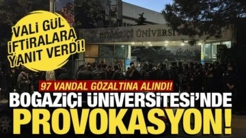 Boğaziçi Üniversitesi'nde protestoculardan polise saldırı! Valilikten açıklama