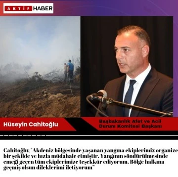 Cahitoğlu:&quot;Soğutma işlemleri devam etmektedir&quot;