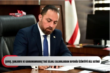 &Ccedil;avuş, Şanlıurfa ve Kahramanmaraş&rsquo;taki silahlı saldırılardan duyduğu &uuml;z&uuml;nt&uuml;y&uuml; dile getirdi