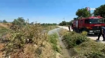 Çöpleri yakmak istedi, hem çevreyi hem kendini yaktı!