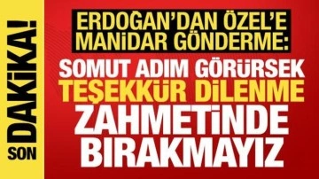 Cumhurbaşkanı Erdoğan'dan Özgür Özel'e manidar gönderme