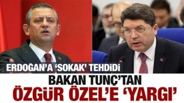 Cumhurbaşkanı Erdoğan'ı tehdit eden Özgür Özel'e Bakan Tunç'tan yanıt