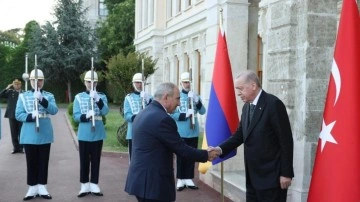 Cumhurbaşkanı Erdoğan, Paşinyan'ı kabul etti