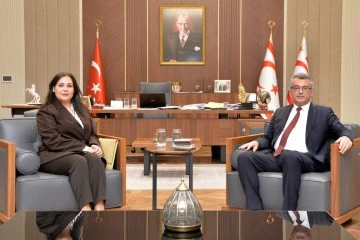  Cumhurbaşkanı Erh&uuml;rman, KKTC Londra Temsilcisi Mullahasan&rsquo;ı kabul etti