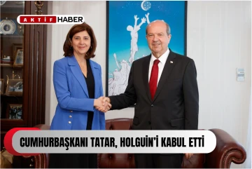  Cumhurbaşkanı Tatar, Holguin’i kabul etti...