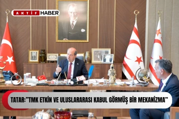 Cumhurbaşkanı Tatar: “Rum liderliğinin saldırgan siyasetine karşı yoğun bir diplomasi yürütüyoruz”