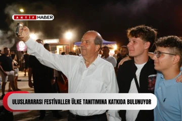  Cumhurbaşkanı Tatar: “Uluslararası festivaller ülke tanıtımına katkıda bulunuyor”