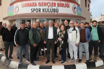  Cumhurbaşkanı Tufan Erh&uuml;rman, İskele b&ouml;lgesini ziyaret etti