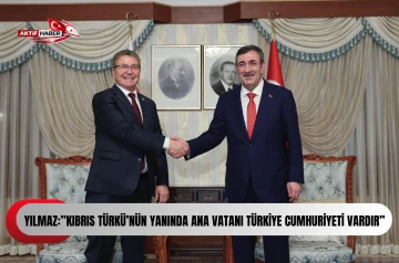 Cumhurbaşkanı Yardımcısı Yılmaz: "KKTC&rsquo;yi Doğu Akdeniz&rsquo;in parlayan bir yıldızı olarak geleceğe taşımak en b&uuml;y&uuml;k hedefimizdir"