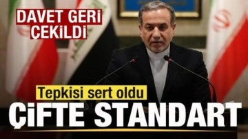 Davet geri &ccedil;ekildi! İran'dan son dakika a&ccedil;ıklaması: &Ccedil;ifte standart