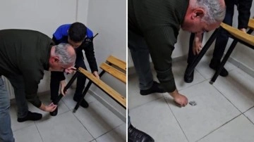 Dilenci yakayı ele verdi, parayı sakladığı yer şaşkına &ccedil;evirdi