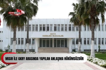  Dışişleri Bakanlığı'ndan Rum Y&ouml;netimi ile Mısır arasındaki anlaşmaya ilişkin a&ccedil;ıklama