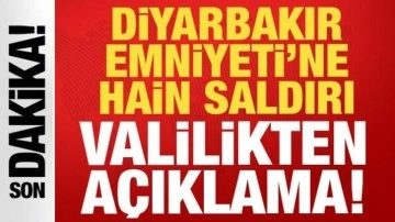 Diyarbakır İl Emniyet M&uuml;d&uuml;rl&uuml;ğ&uuml;'ne al&ccedil;ak saldırı: Valilikten a&ccedil;ıklama