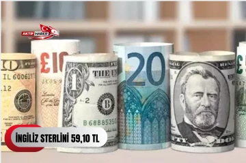 Dolar 43,90, euro 51,75, İngiliz sterlini 59,10 TL